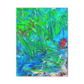 Abstract Tropical Vibes Matte Canvas Print — Stretched 1.25"