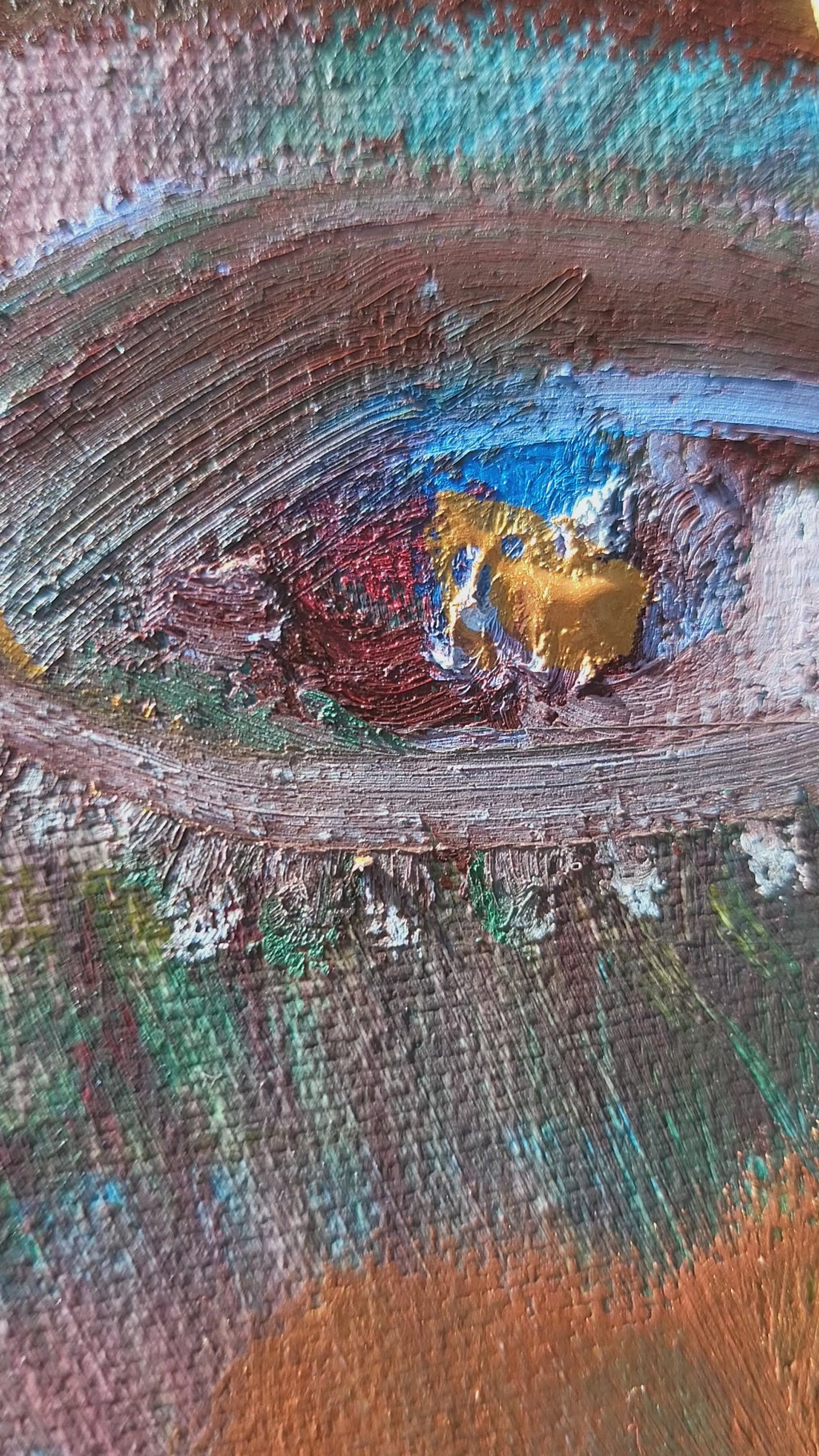 Twinflames  : The Golden Resonance (Channeled original painting)