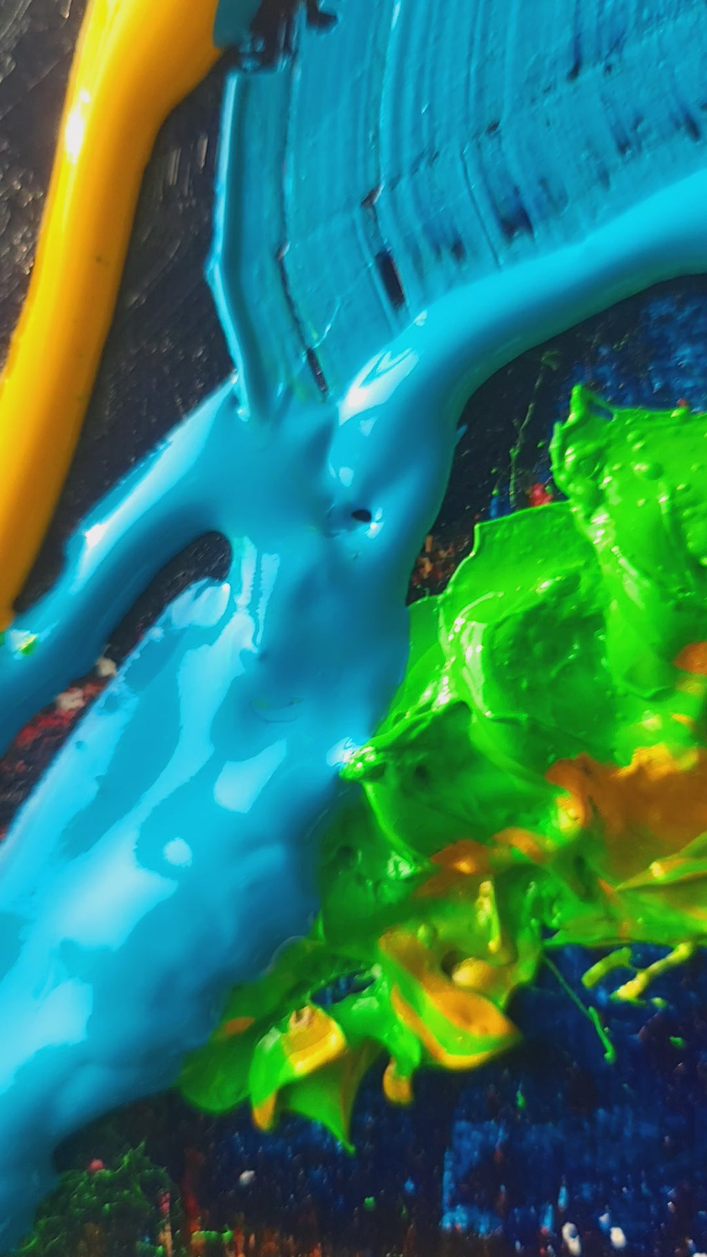 Ascension in Turquoise and Gold