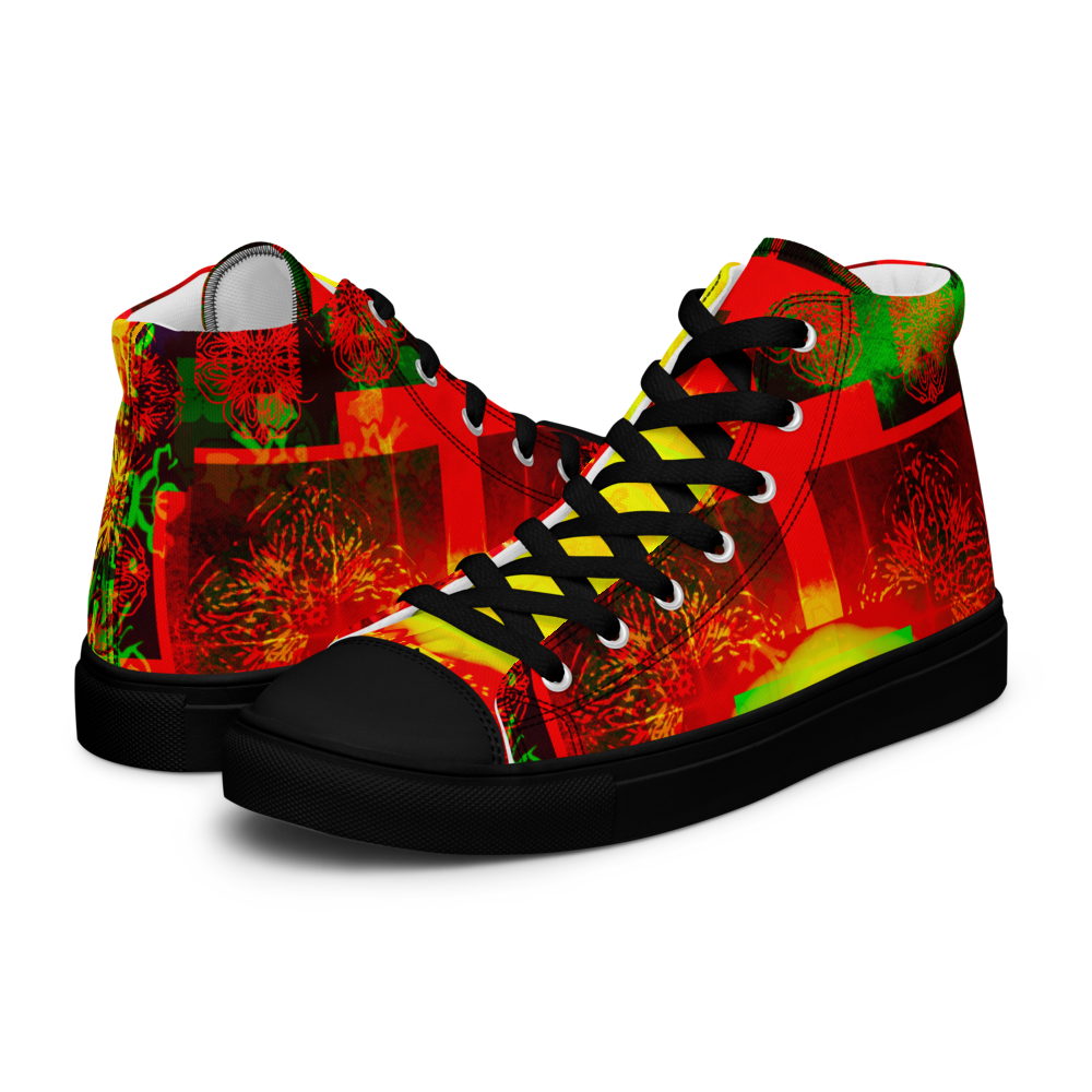 Women’s high top canvas shoes