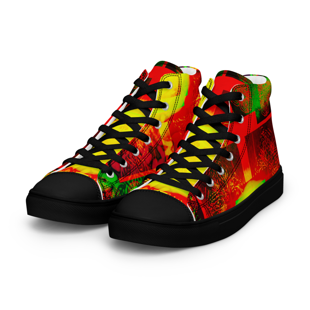 Women’s high top canvas shoes