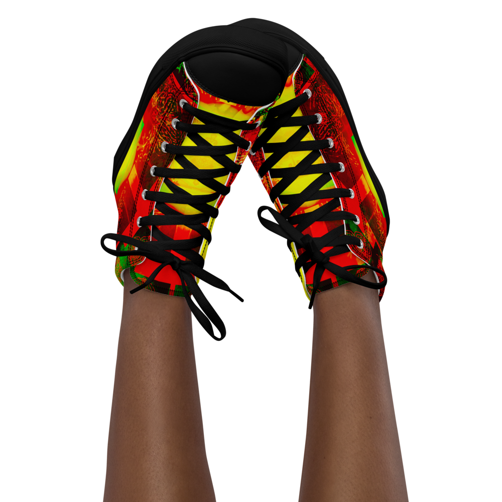 Women’s high top canvas shoes