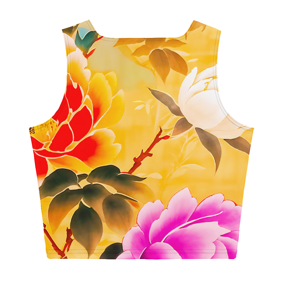 Dual  Art  Crop Top