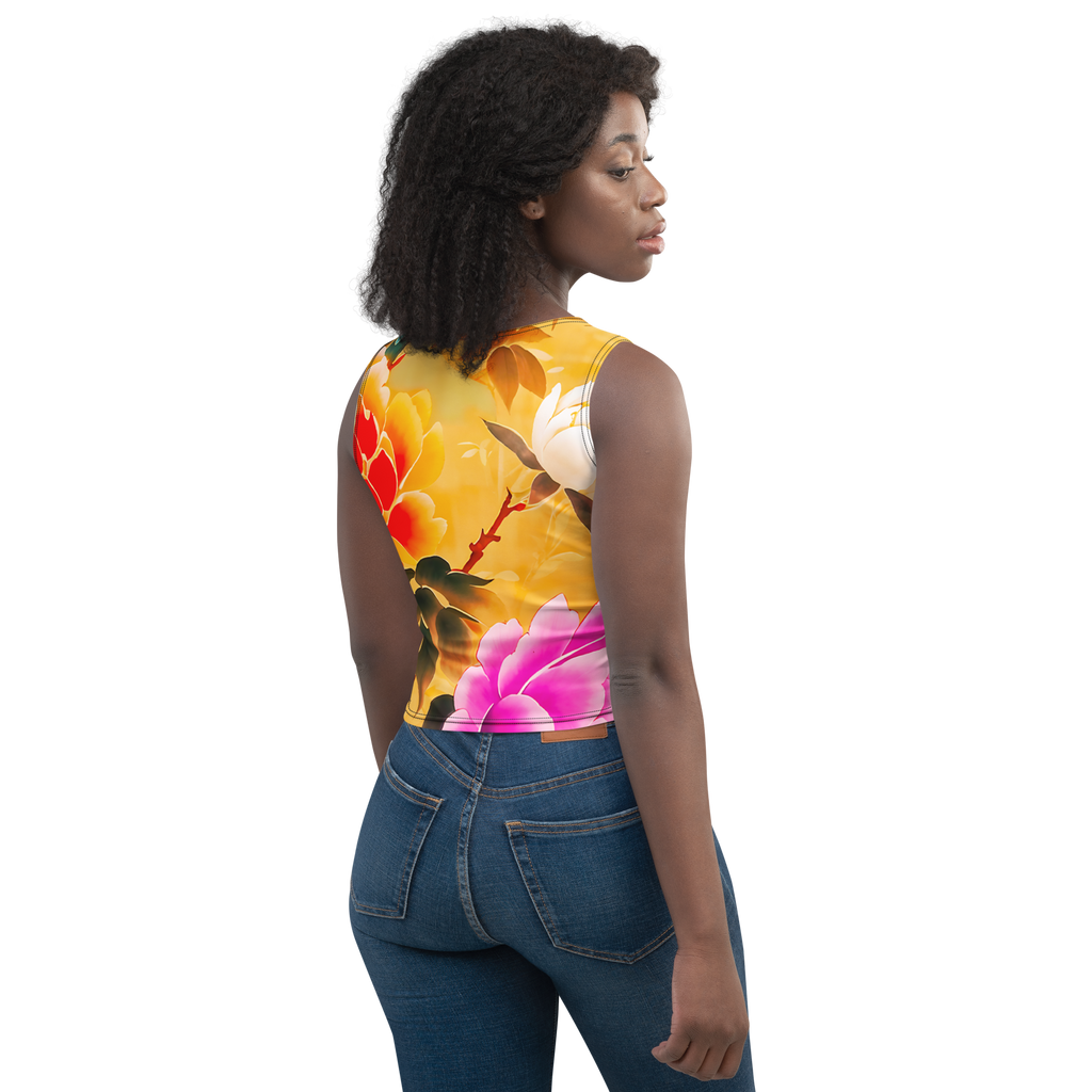 Dual  Art  Crop Top