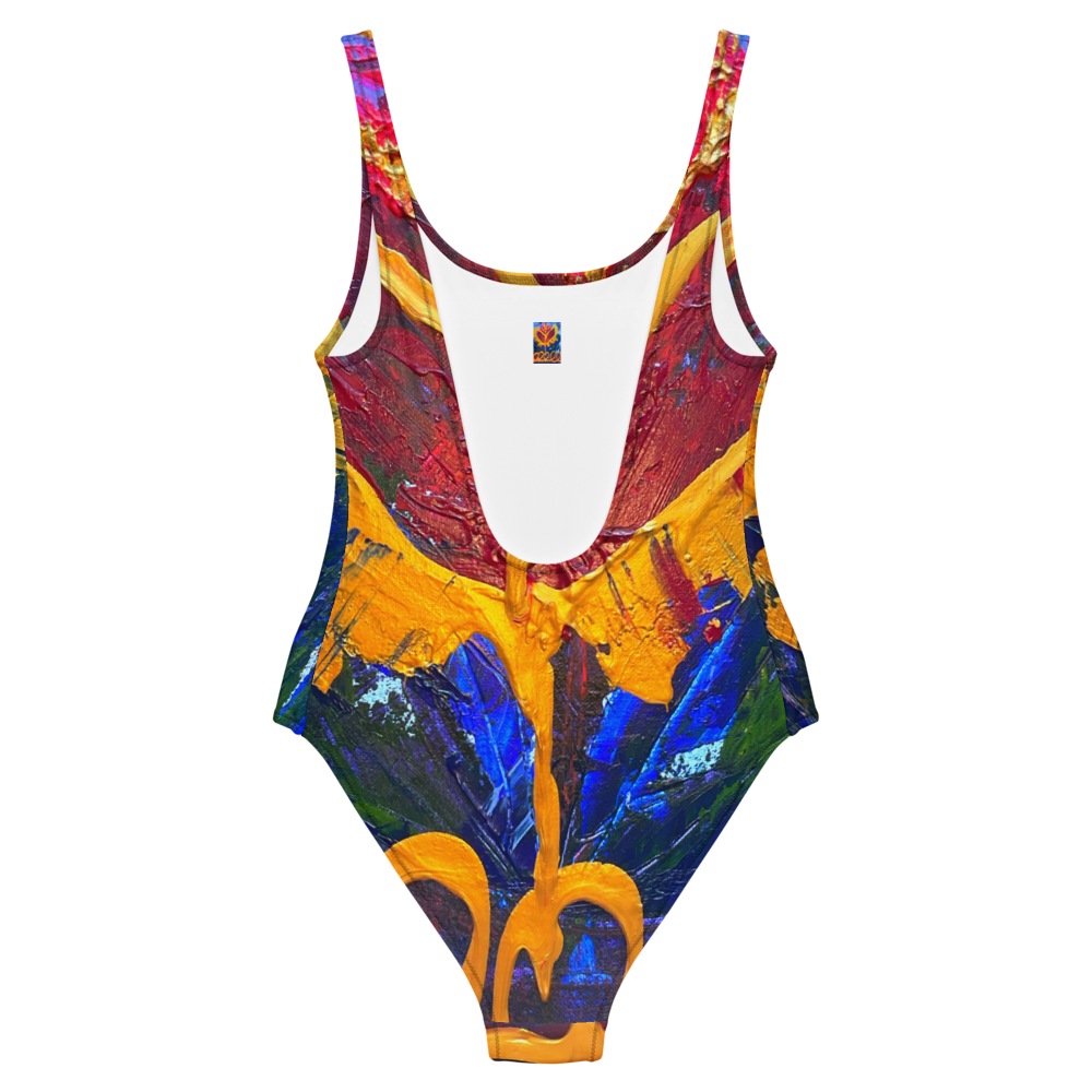 Radiant Abundance: One-Piece Swimsuit