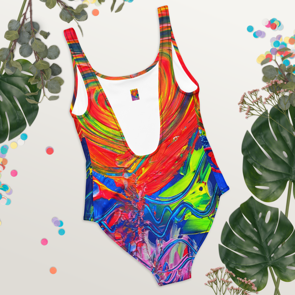 Only Love heals: artwork One-Piece Swimsuit