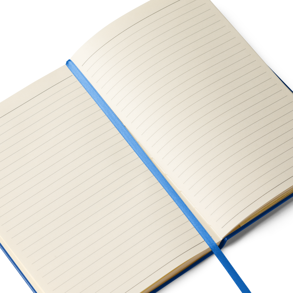 Hardcover bound notebook