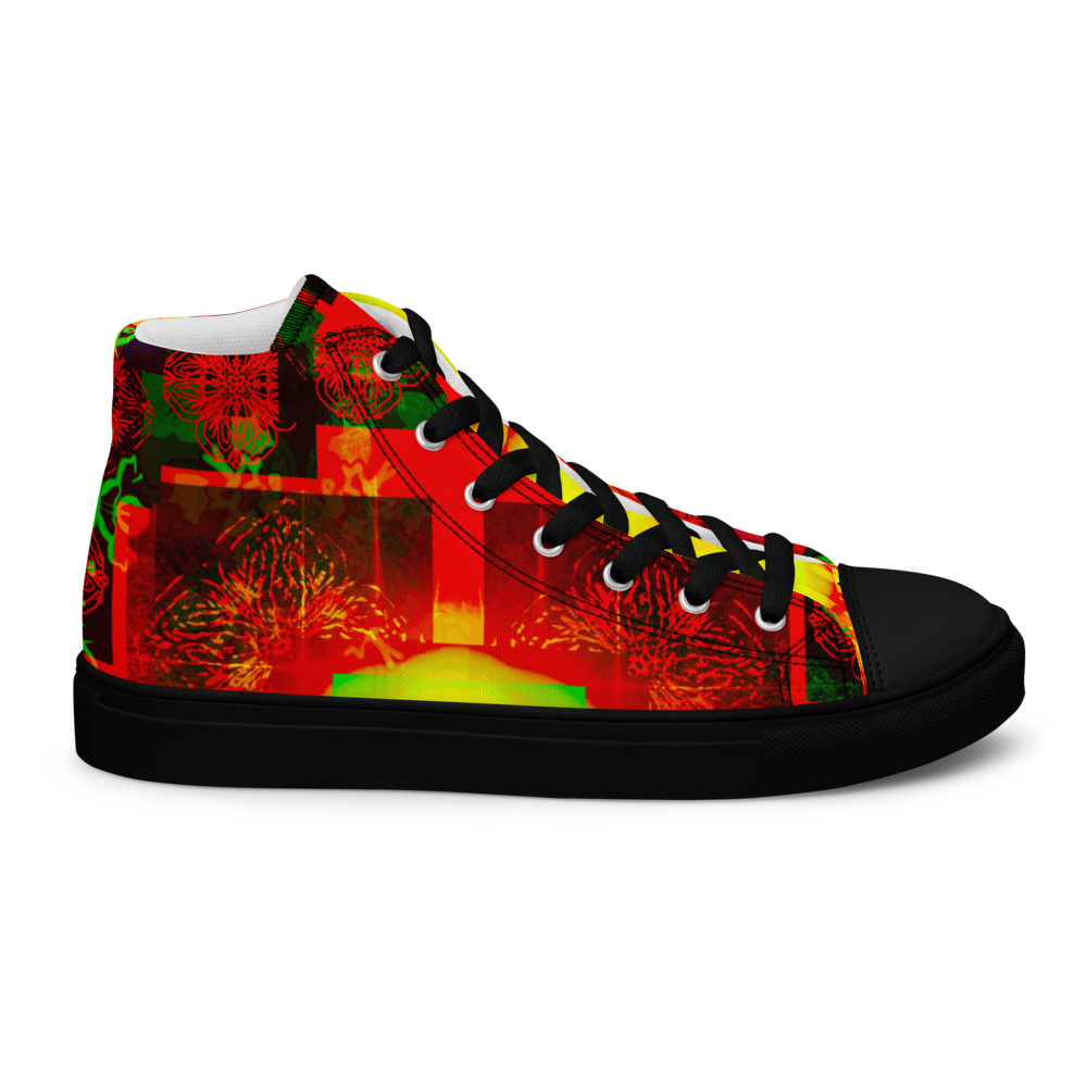 Women’s high top canvas shoes