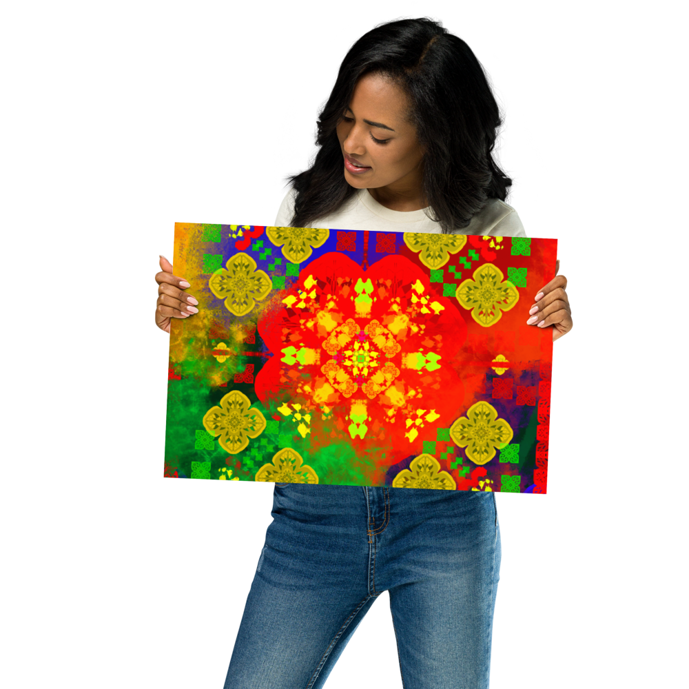 Photo paper poster