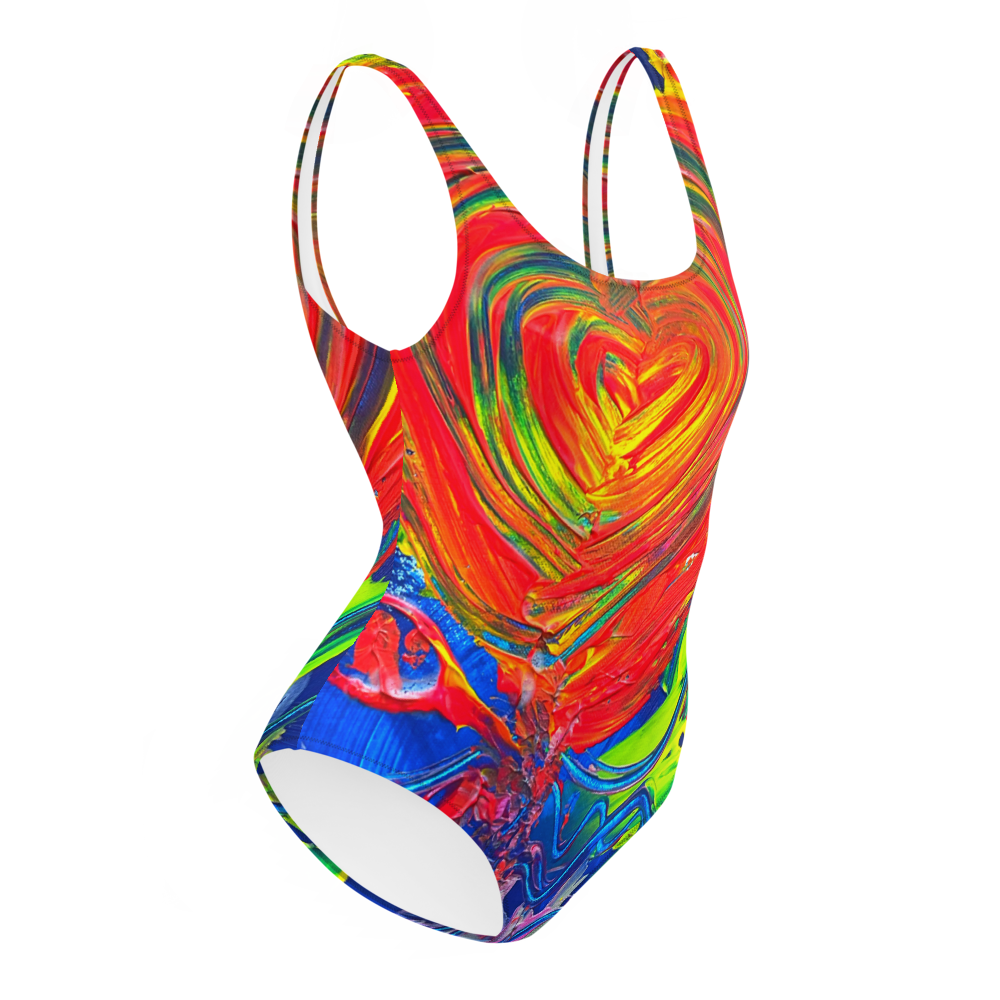 Only Love heals: artwork One-Piece Swimsuit