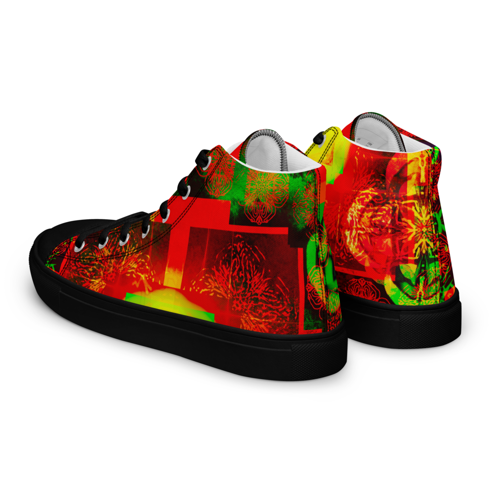 Women’s high top canvas shoes