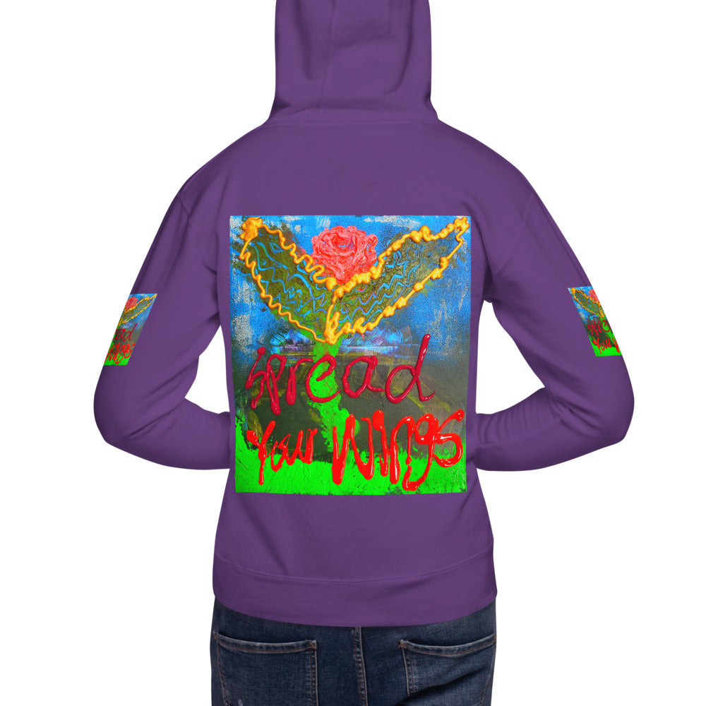 Spread your  Wings :Unisex Hoodie
