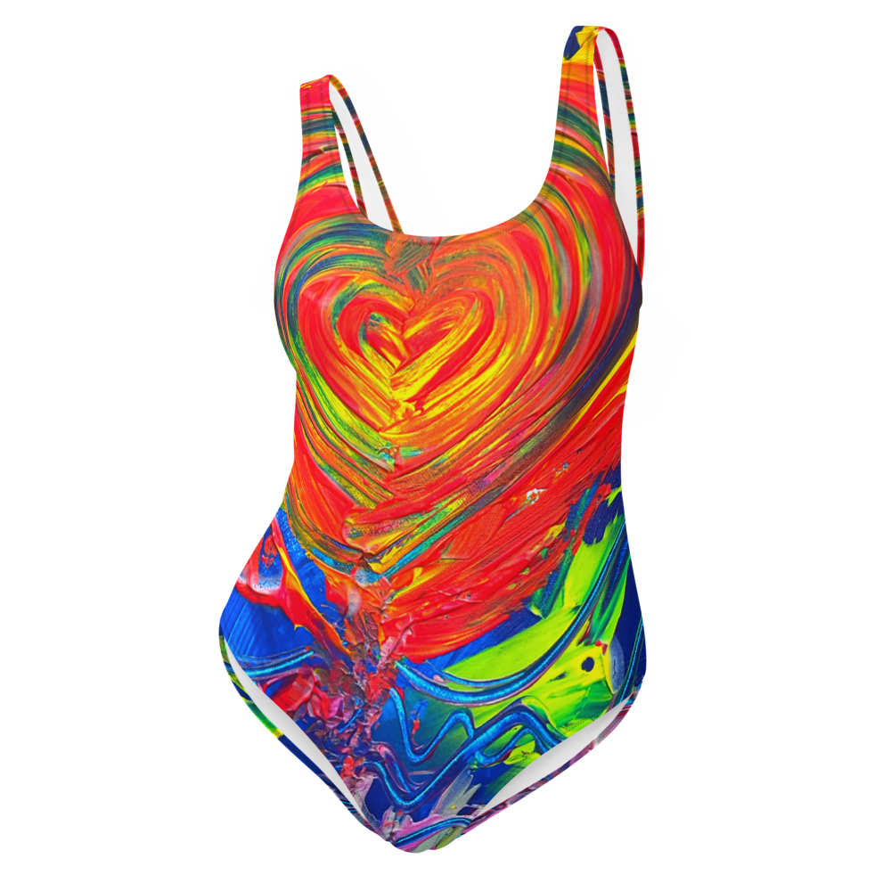 Only Love heals: artwork One-Piece Swimsuit