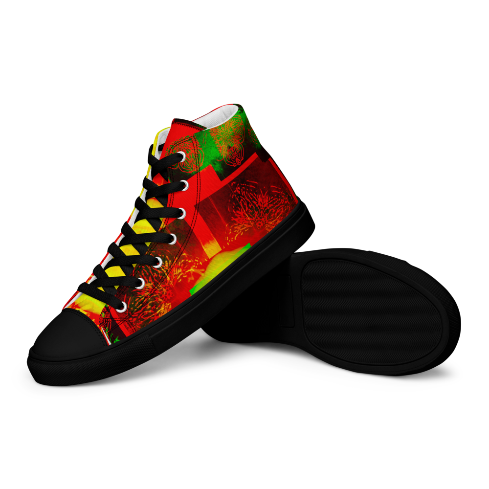 Women’s high top canvas shoes