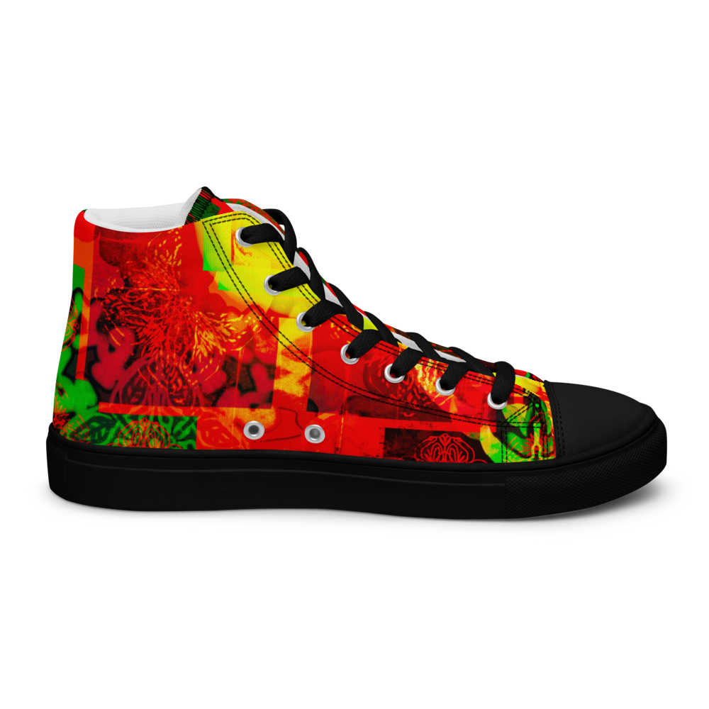 Women’s high top canvas shoes