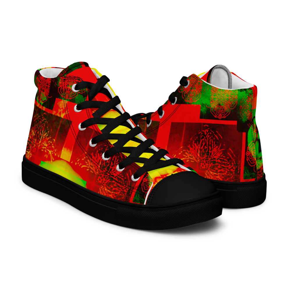 Women’s high top canvas shoes