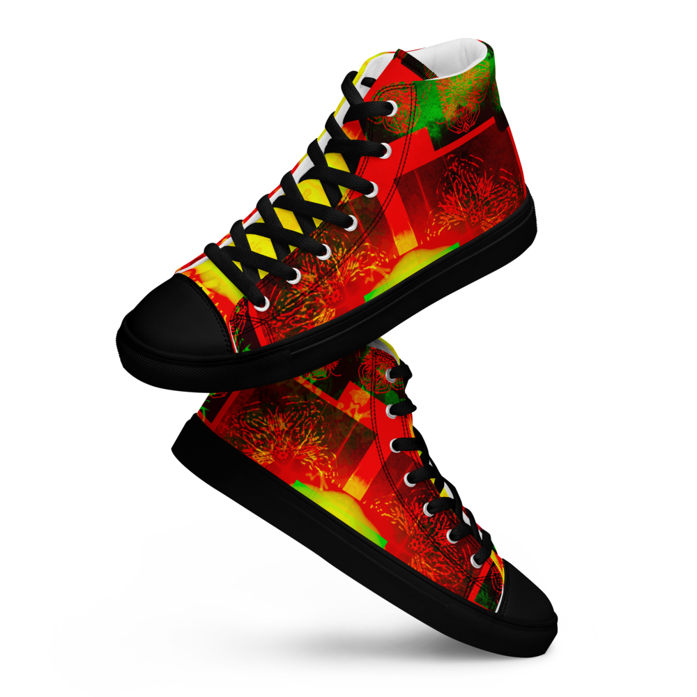 Women’s high top canvas shoes
