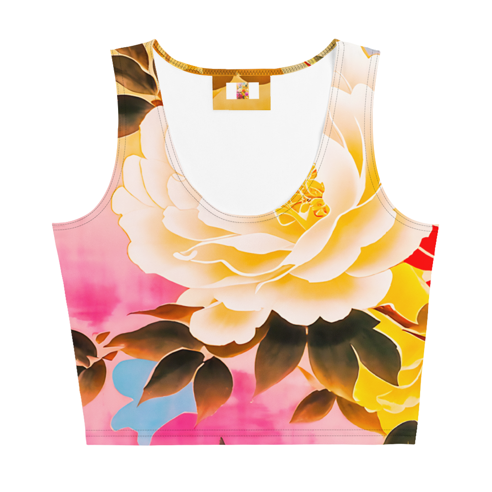 Dual  Art  Crop Top