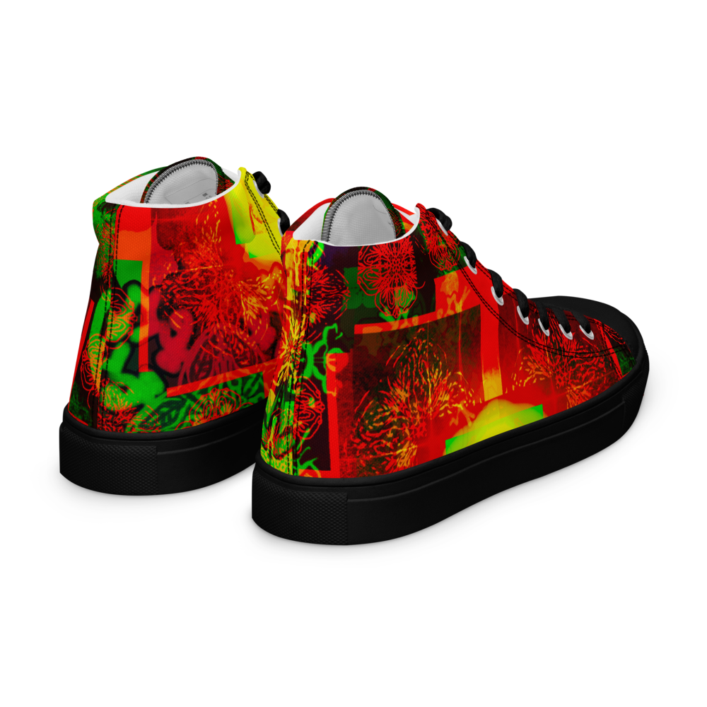 Women’s high top canvas shoes