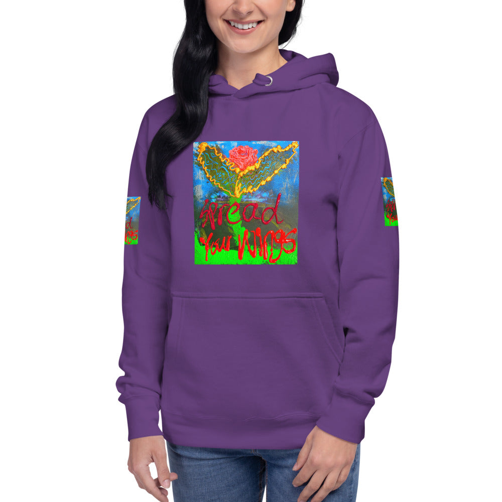 Spread your  Wings :Unisex Hoodie