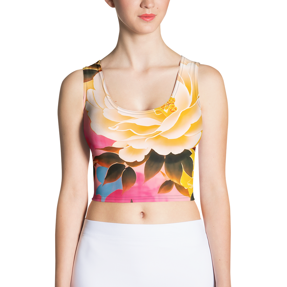 Dual  Art  Crop Top