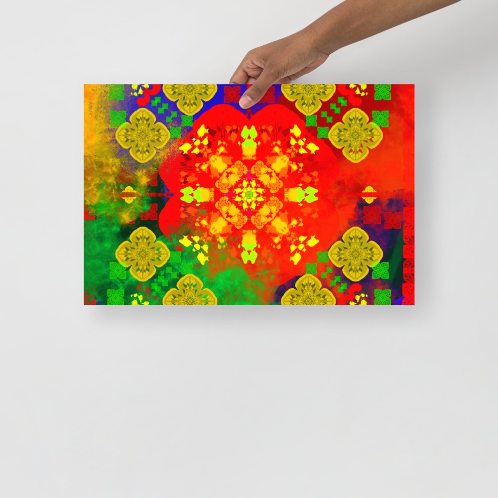 Photo paper poster