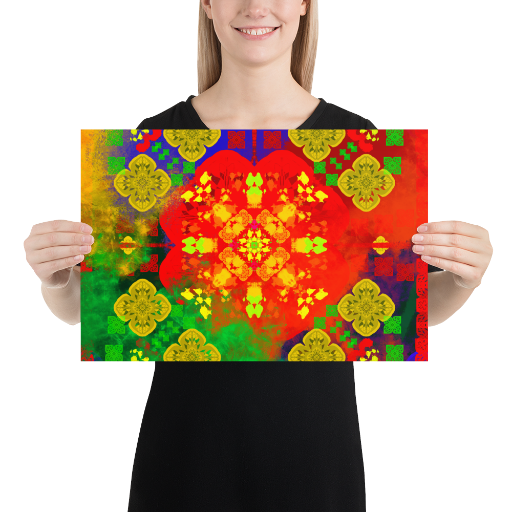 Photo paper poster
