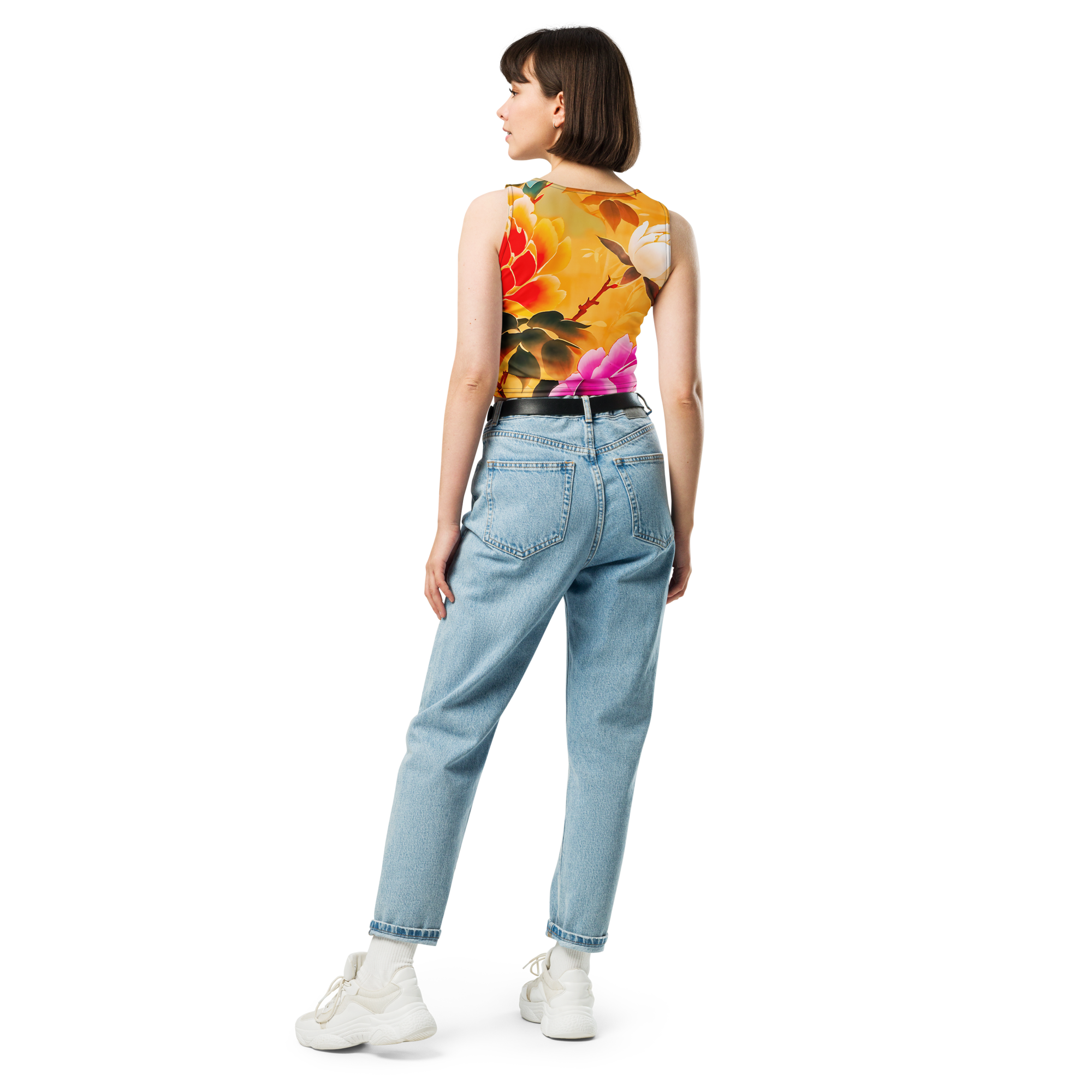 Dual  Art  Crop Top