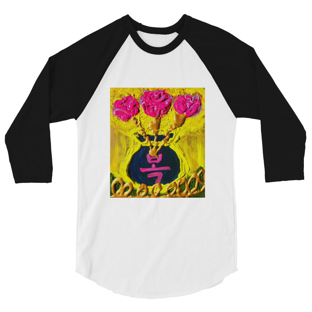 3/4 sleeve raglan shirt