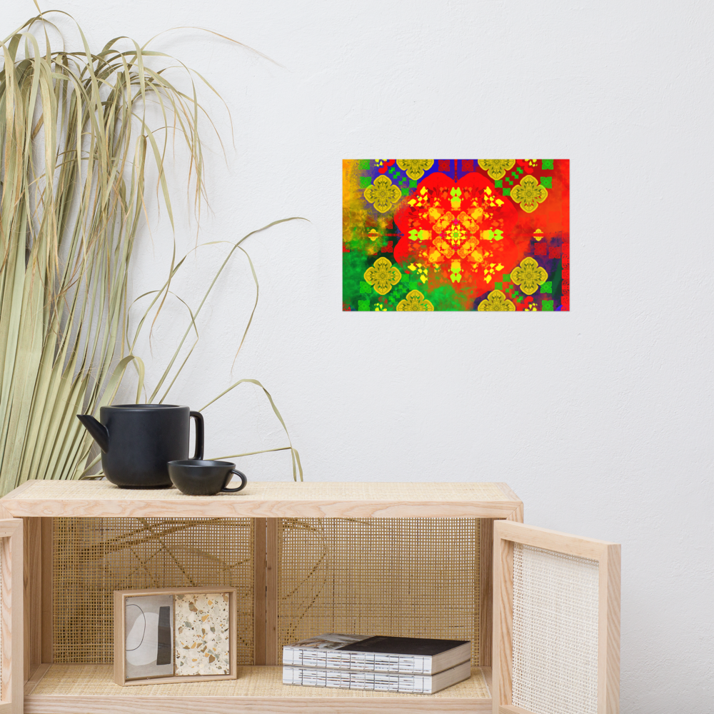 Photo paper poster