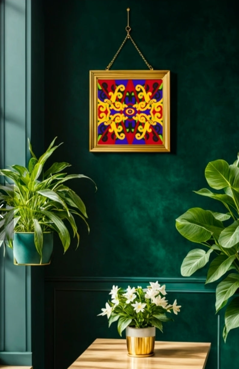 Vibrant Kaleidoscope Mandala
