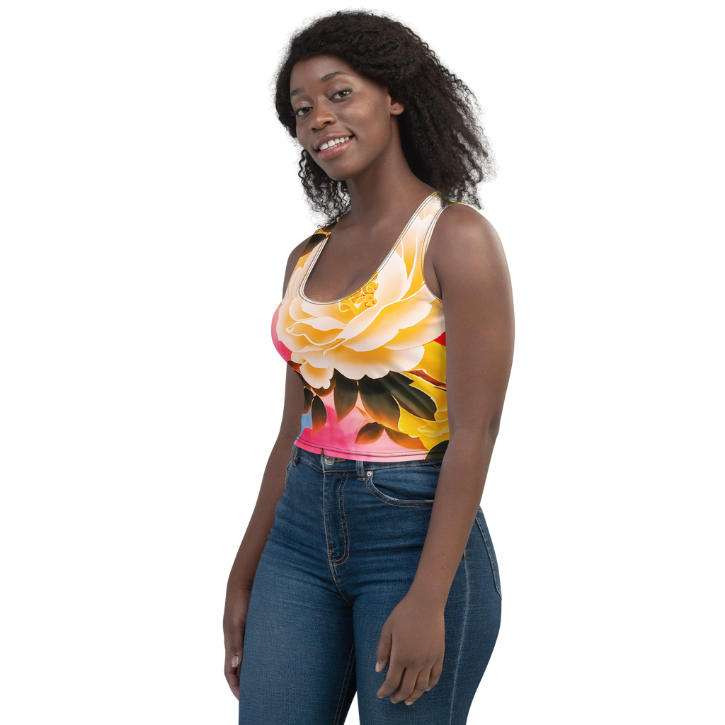 Dual  Art  Crop Top