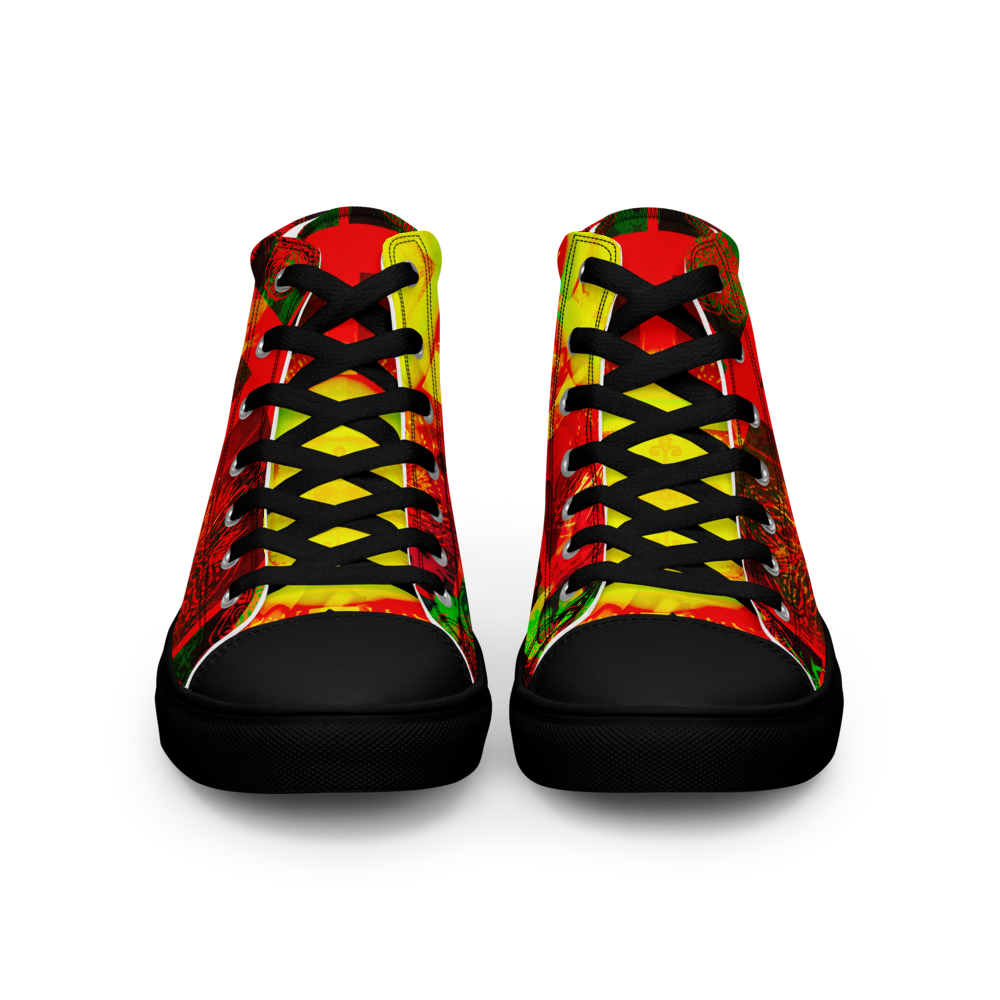 Women’s high top canvas shoes