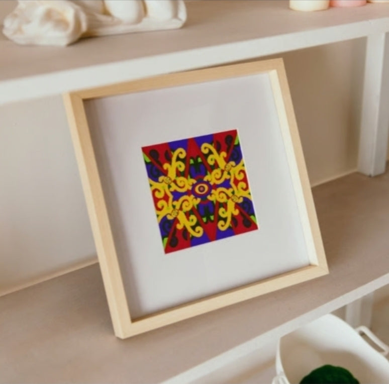 Vibrant Kaleidoscope Mandala