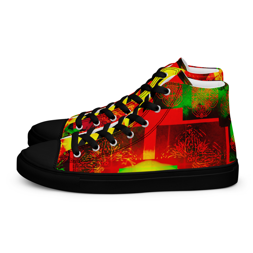 Women’s high top canvas shoes