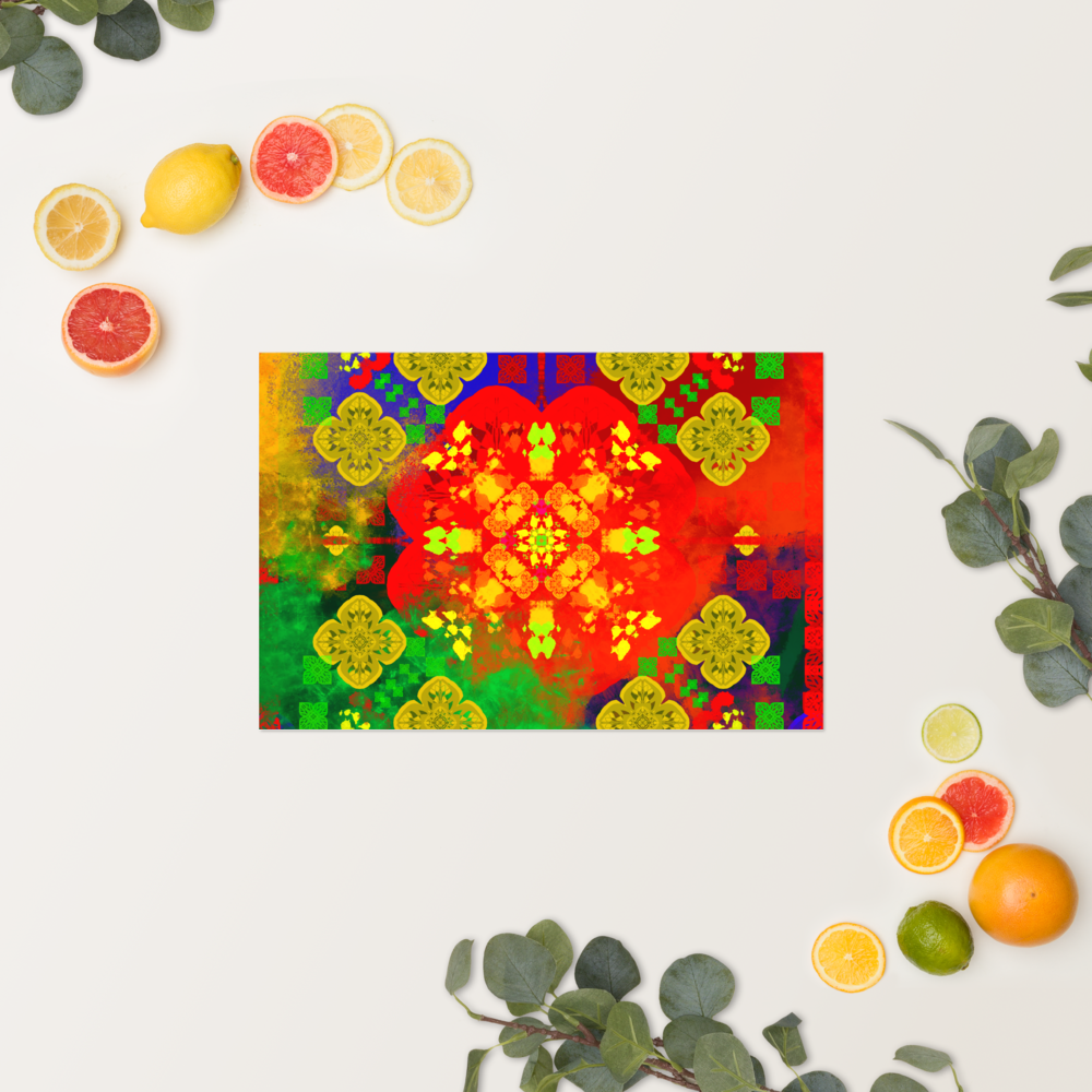 Photo paper poster