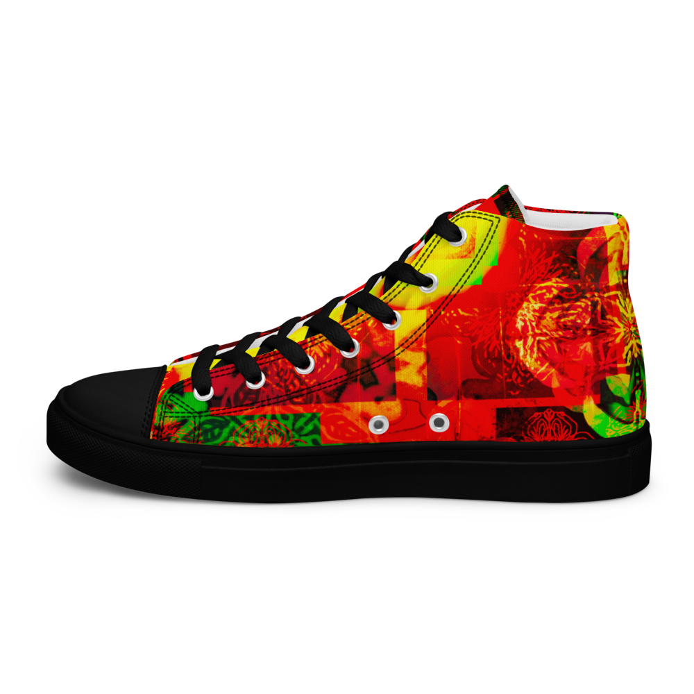 Women’s high top canvas shoes