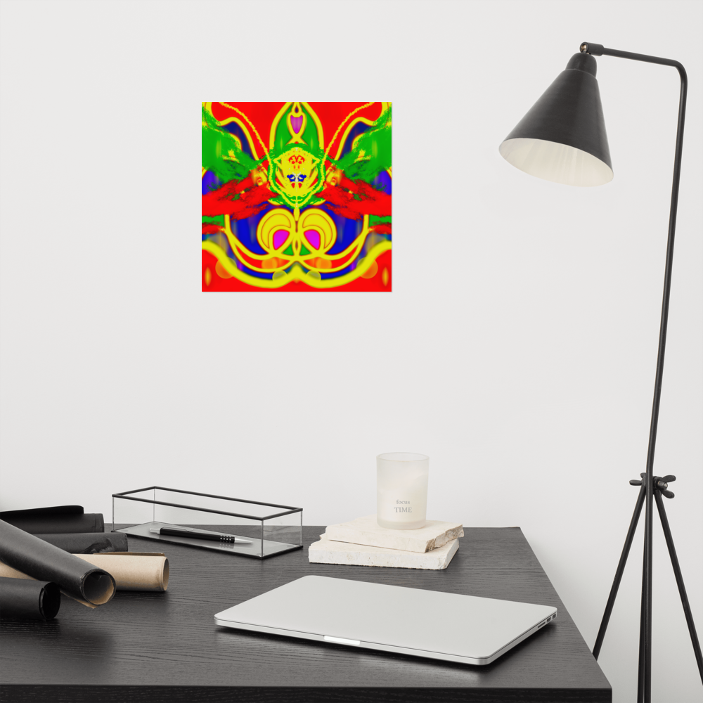 LIFE begins: channeled art Poster