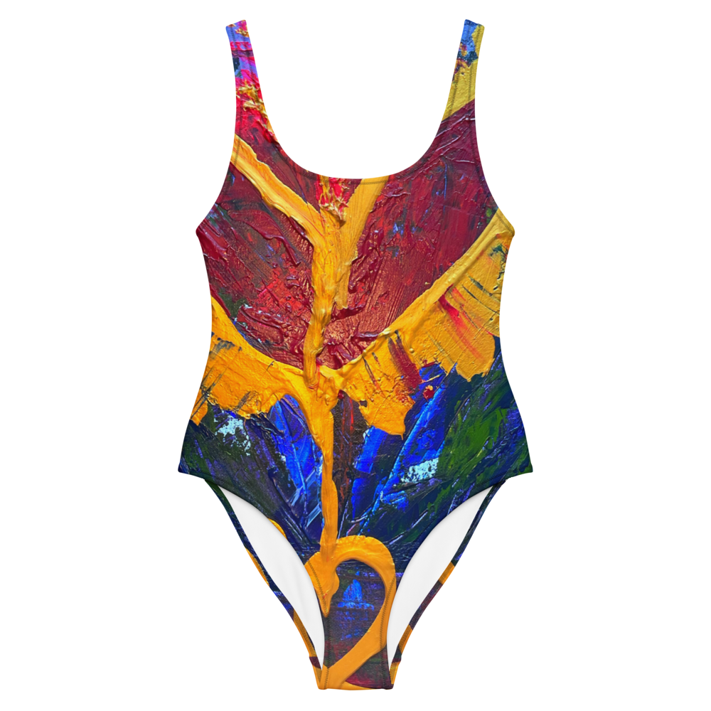 Radiant Abundance: One-Piece Swimsuit