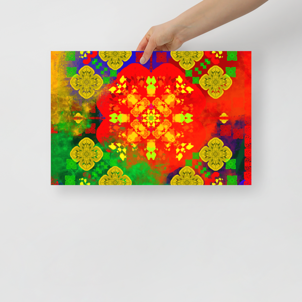 Photo paper poster