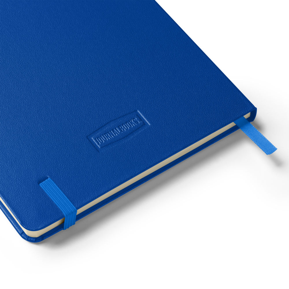 Hardcover bound notebook