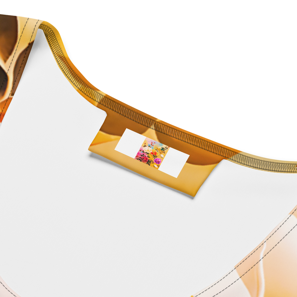 Dual  Art  Crop Top