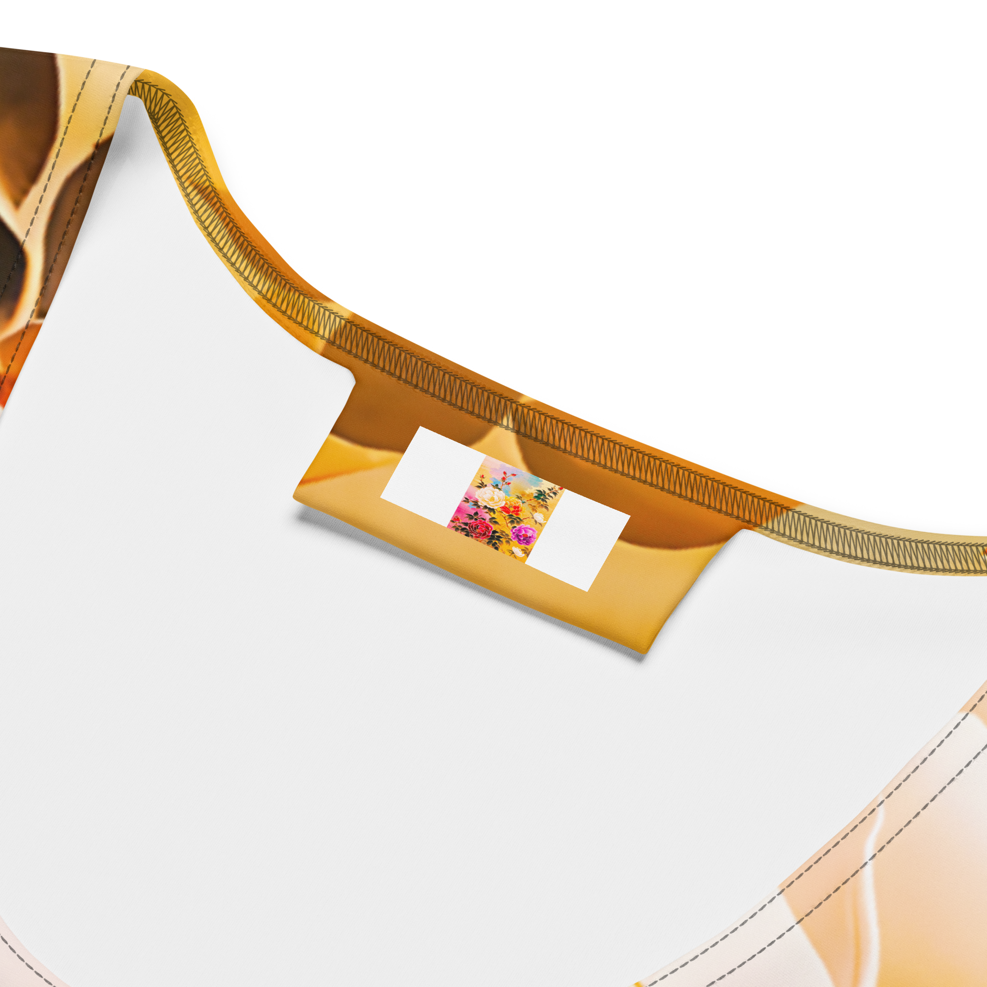 Dual  Art  Crop Top