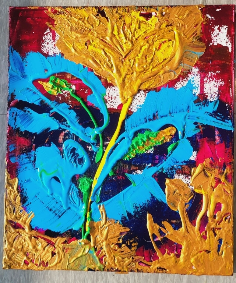 Ascension in Turquoise and Gold