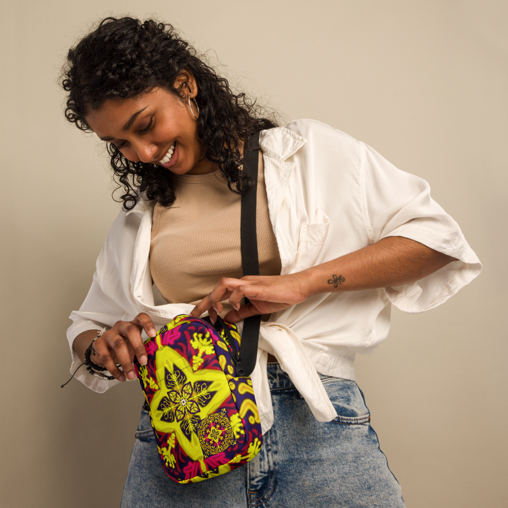 Divind Flow Geometric Utility crossbody bag❤️