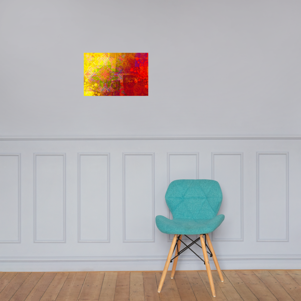Mandala of Consciousness: Channeled art Poster