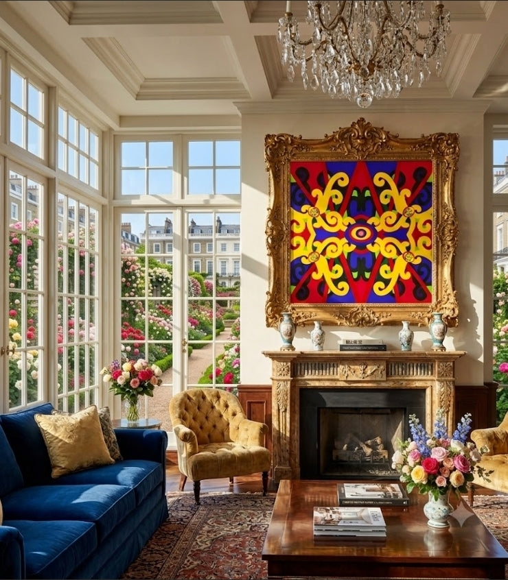 Vibrant Kaleidoscope Mandala