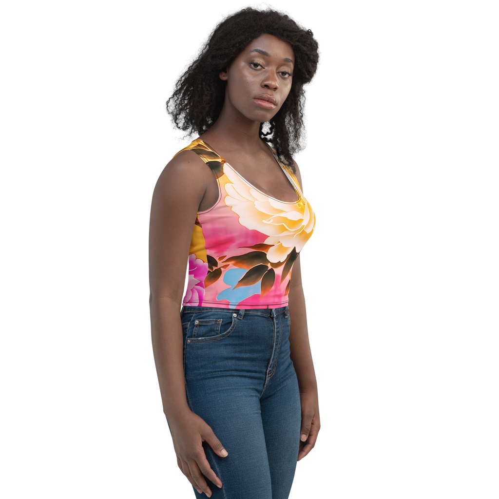 Dual  Art  Crop Top