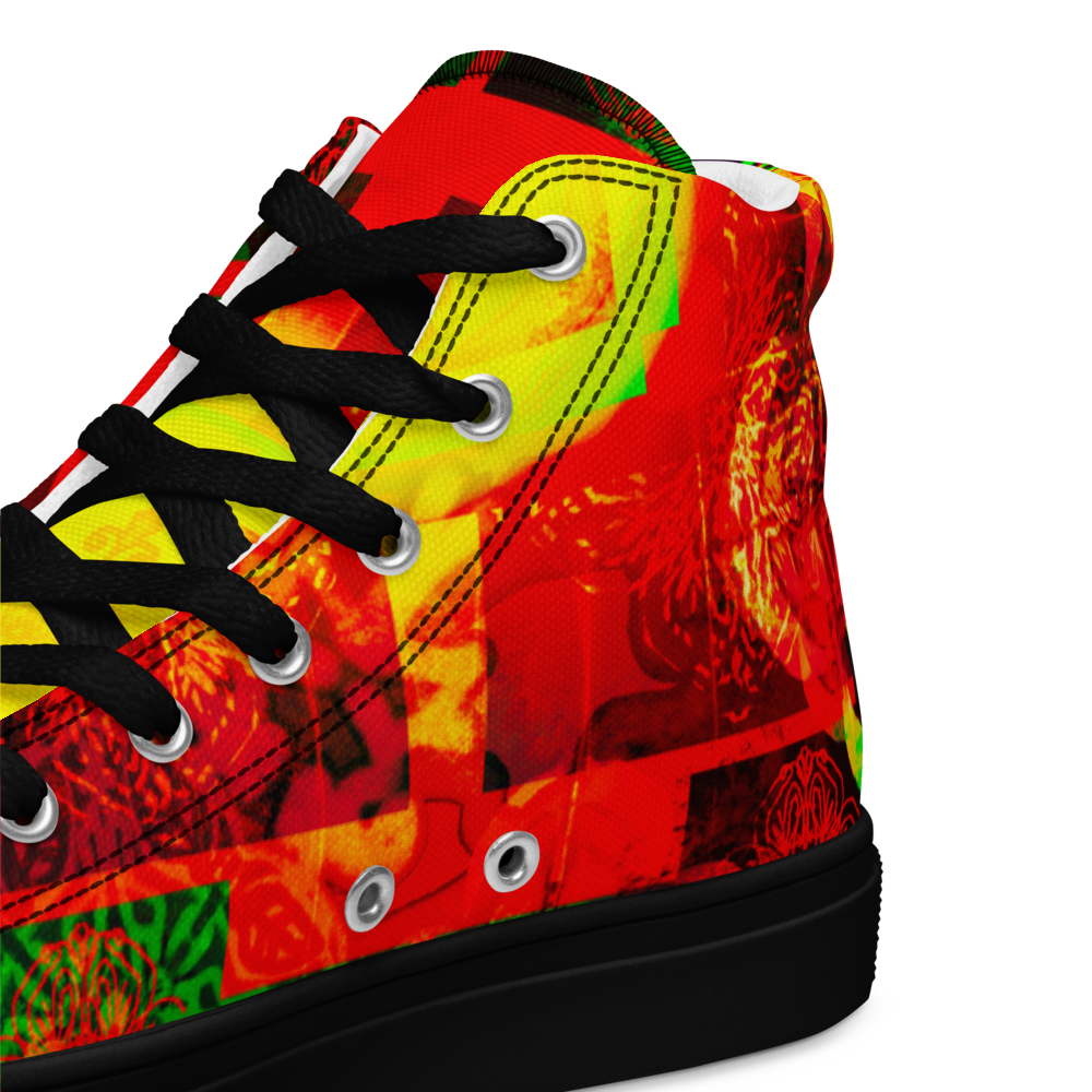 Women’s high top canvas shoes