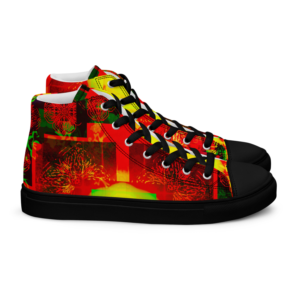 Women’s high top canvas shoes